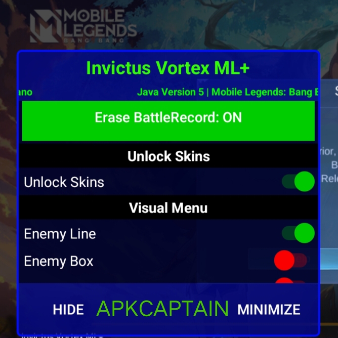 Invictus Vortex ML Modz APK (MLBB Cheats Unlock) V6 Download 1