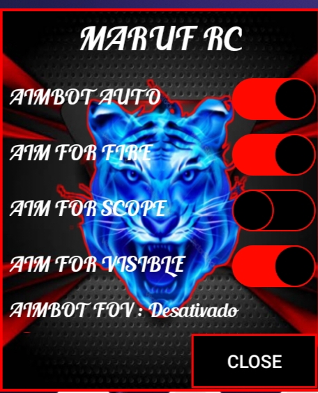 Maruf RC Mod Menu APK Latest Version OB45  Download Free Fire 2