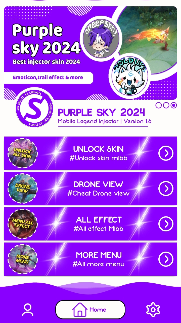 Purple Sky Injector 2024 APK v1.6 Download New Version for Free 1