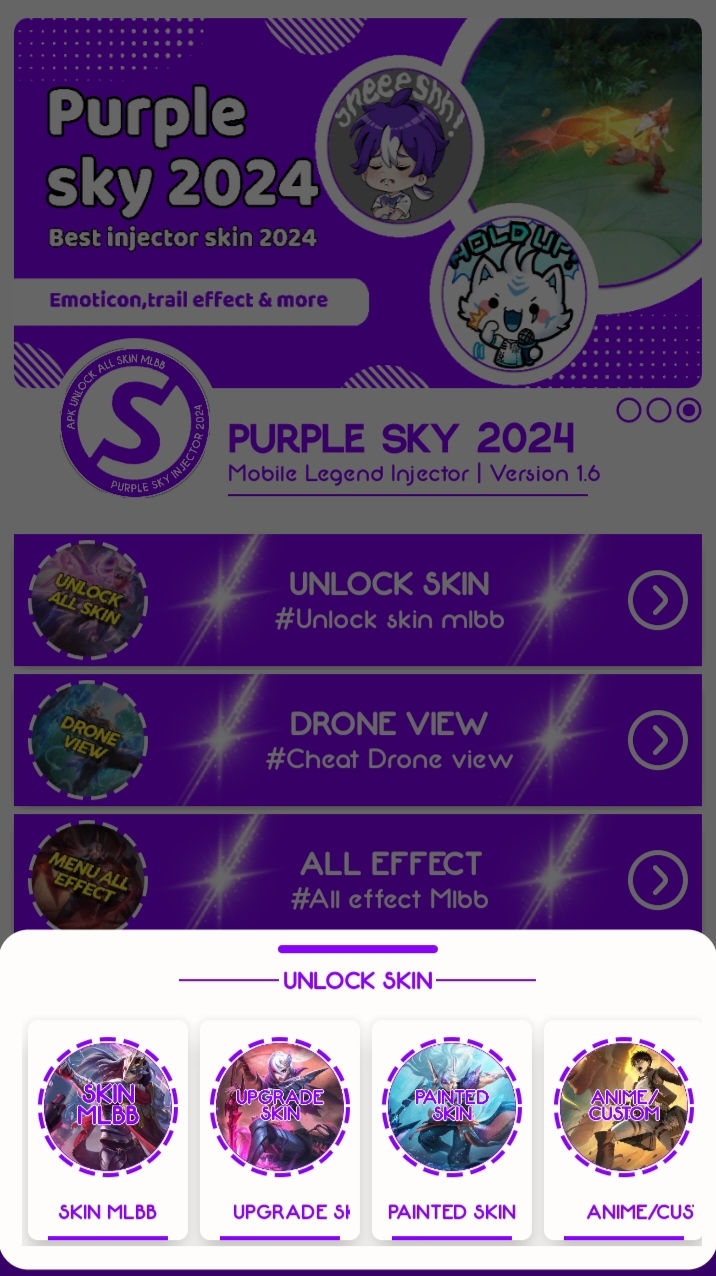 Purple Sky Injector 2024 APK v1.6 Download New Version for Free 2