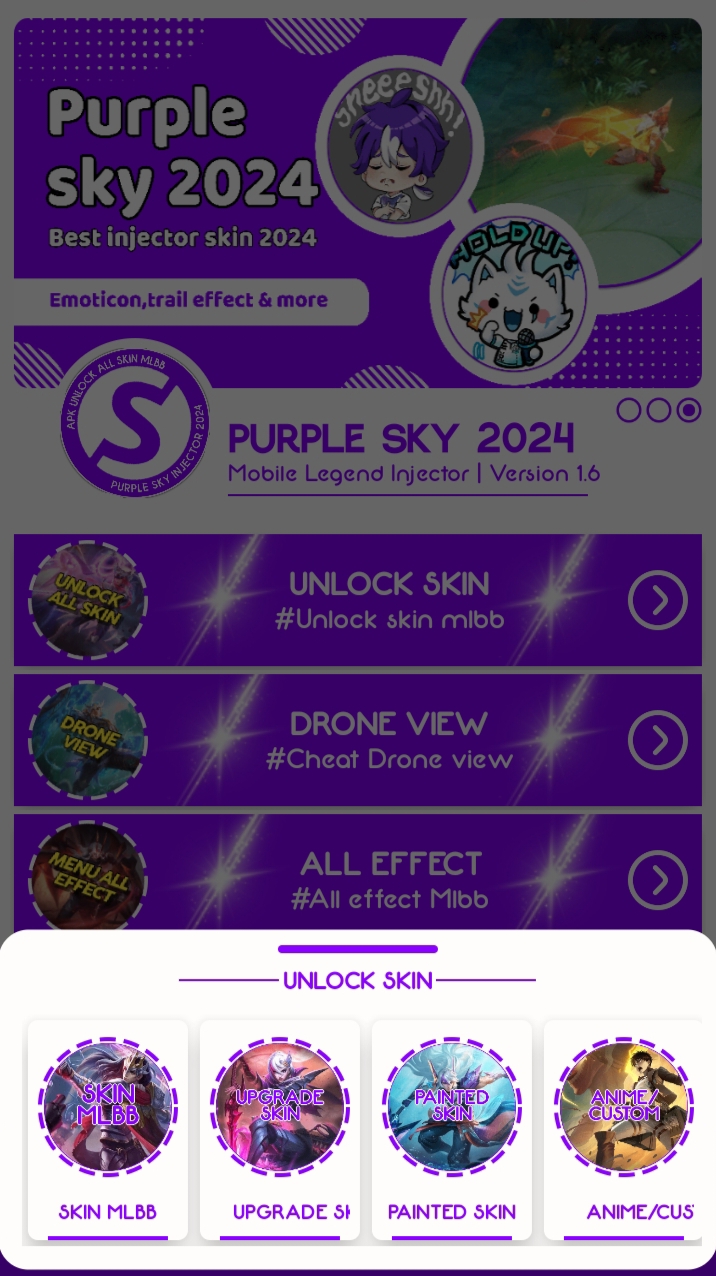 Purple Sky Injector 2025 APK v1.6 Download New Version for Free 2