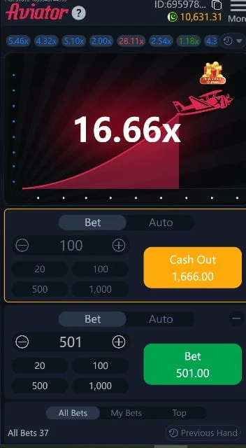 Aviator Game on M666 Online Earning Game